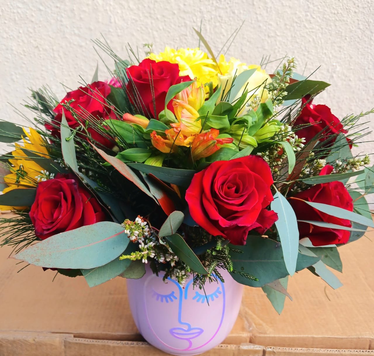 Beautiful flower arrangement from Divine's Flowers & Gifts in Milnerton